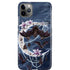 Gothic Moon with Bats and Flowers by Sarah Richter iPhone Cases